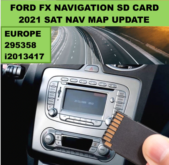 FORD FX 2021 NAVIGATION SD CARD UPDATE EUROPE UK & EUROPE - 295358 - i2013417