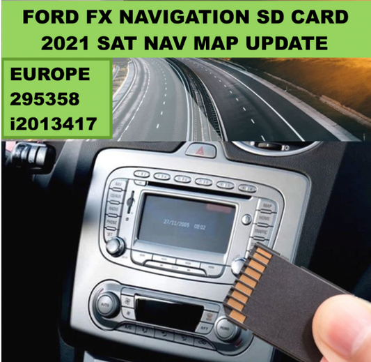 FORD FX 2021 NAVIGATION SD CARD UPDATE EUROPE UK & EUROPE - 295358 - i2013417