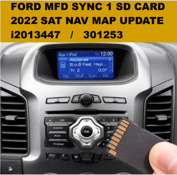 BRAND NEW FORD MFD SYNC 1 MAP SAT NAV UPDATE 2022 SD FIESTA FOCUS KUGA, TRANSIT