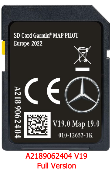 MERCEDES-BENZ GARMIN MAP PILOT V19 SAT NAV 2023 SD CARD A2189062404