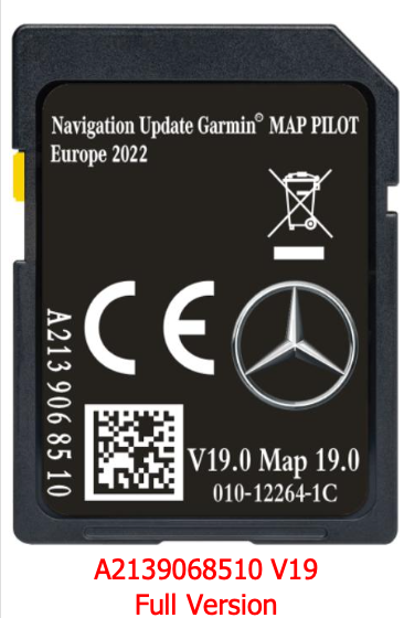 MERCEDES 2022/23 STAR 2 V19 GARMIN AUDIO 20 TOUCHPAD SATELLITE NAVIGATION MAP SD CARD